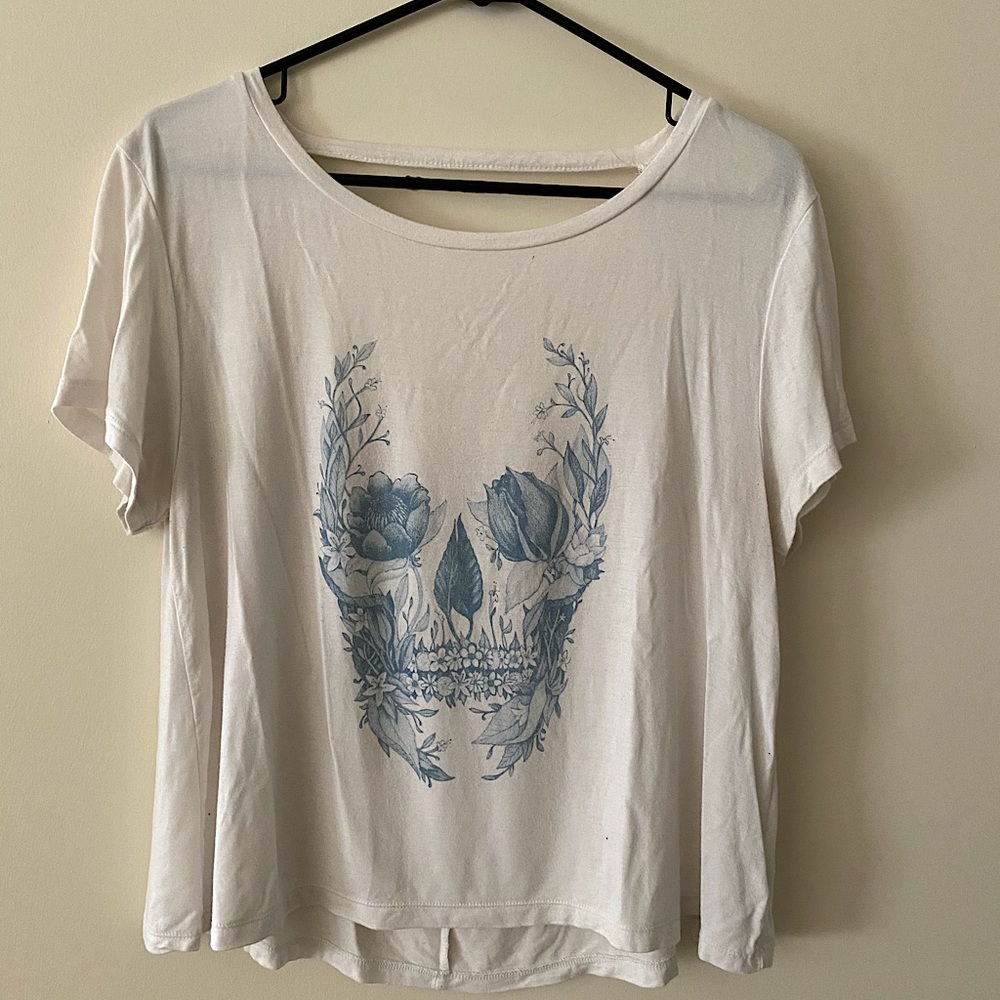 American Eagle white oversized shirt - size M